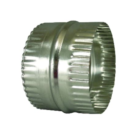 Deflecto Deflect-O 3 in. L X 4 in. D Silver Aluminum Duct Connector DAC4C